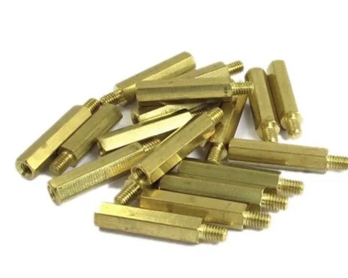 M3 X 8 + 6 มิลลิเมตร Hex ทองแดง Standoff Screw สําหรับ PCB Spacer มาตรฐาน ANSI