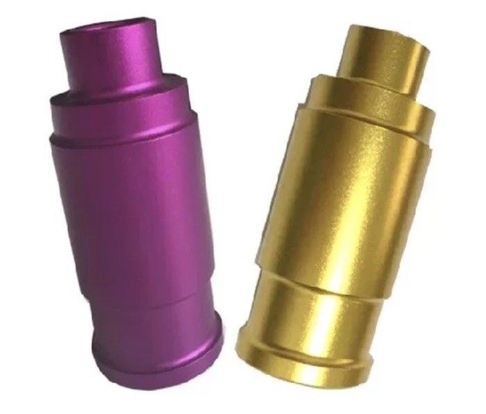 สีเหลือง CNC แปลงส่วน Anodized อลูมิเนียม 6061 T6 สําหรับร่างรถ