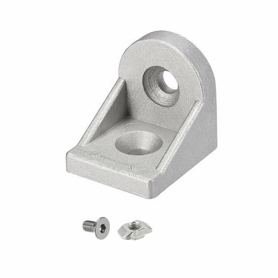 Angle Arbitrary Bracket Set, Corner L Connector for Series Aluminum w สล็อต 8 มิลลิเมตร