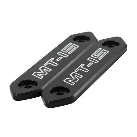 CNC อัลลูมิเนียมสลัด อุปกรณ์เสริมตกแต่งภายนอก Mtkracing สําหรับ MT-15 2018 ส่วนจักรยานยนต์ - สีดํา