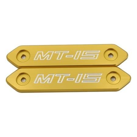 CNC อัลลูมิเนียมสลัด อุปกรณ์เสริมตกแต่งภายนอก Mtkracing สําหรับ MT-15 2018 ส่วนจักรยานยนต์ - ทองคํา