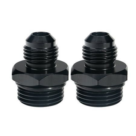 3กระจก สหรัฐอะลูมิเนียม ORB-8 O-Ring Boss -8AN ถึง -6AN ตัวปรับตัวเพศชาย