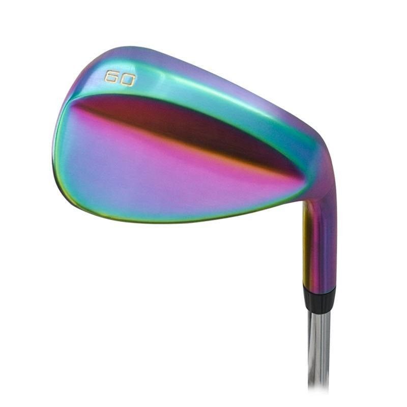 Custom สีสันสายรุ้ง CNC Milled กอล์ฟ Wedge สโมสรแข่งขันของขวัญ 35.5 นิ้ว