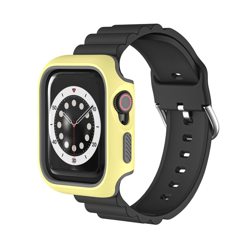 Can Custom Drop Resistant Dual Colour Protective Case TPU Protective Smart Watch Case ใส่ในกระเป๋าสตาร์ทวอช