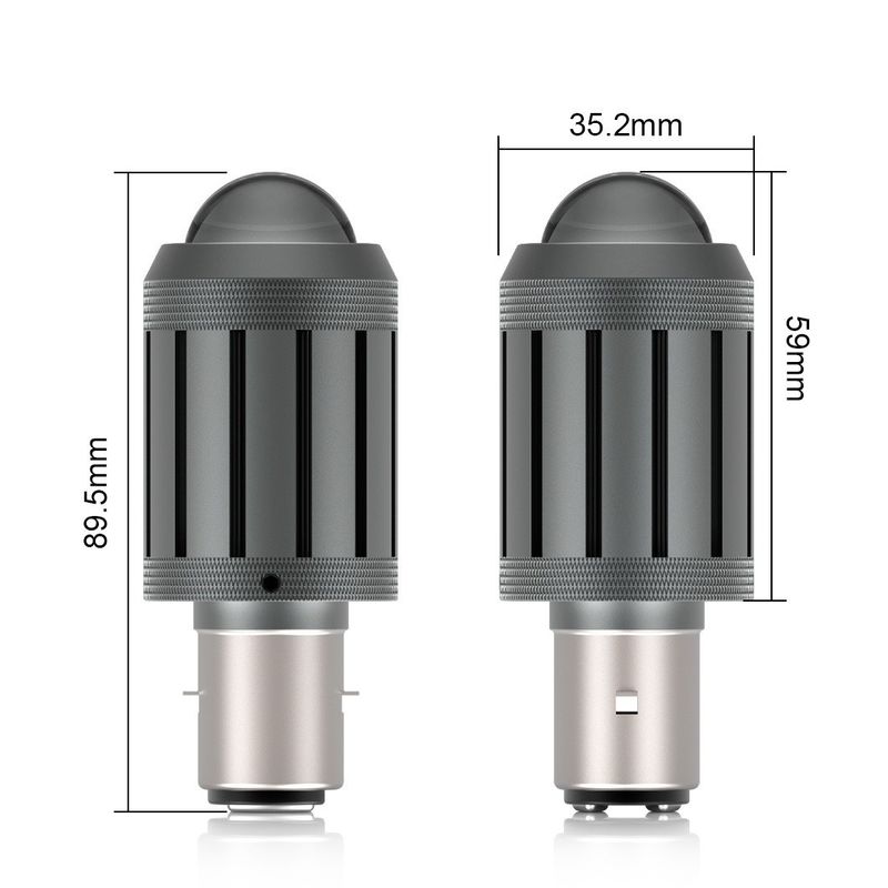 G-View ไฟหน้าจักรยานยนต์ หลอดไฟ 12-24V/ หลอดไฟ Led Super Bright White ไฟหน้าจักรยานยนต์