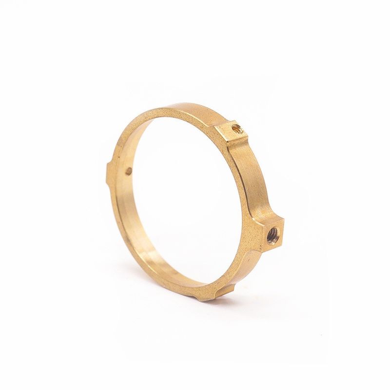 ผู้ผลิตมืออาชีพ Custom CNC วงแหวนทองแดง เครื่องมือนาฬิกาแม่นยํา OEM CNC Milling สายสตรีวงแหวนทองแดง