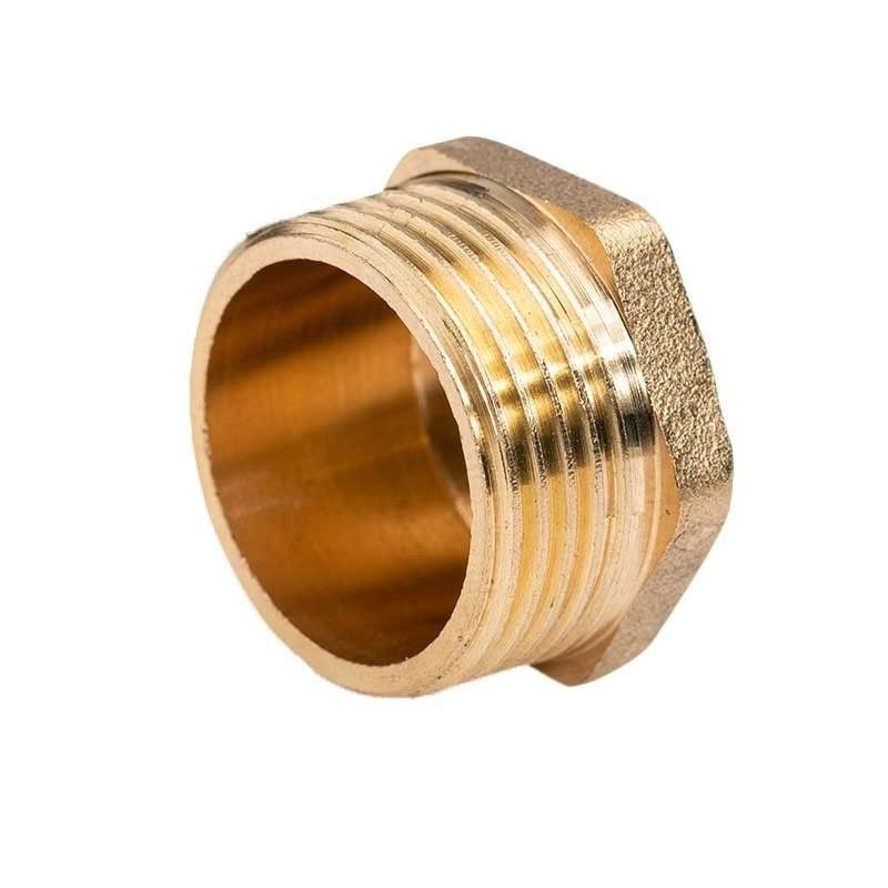 OEM Precision 4 Axis CNC Machining / Milling / Turning Prototyping ชิ้นสกรูพล็อกทองแดง / ทองแดง