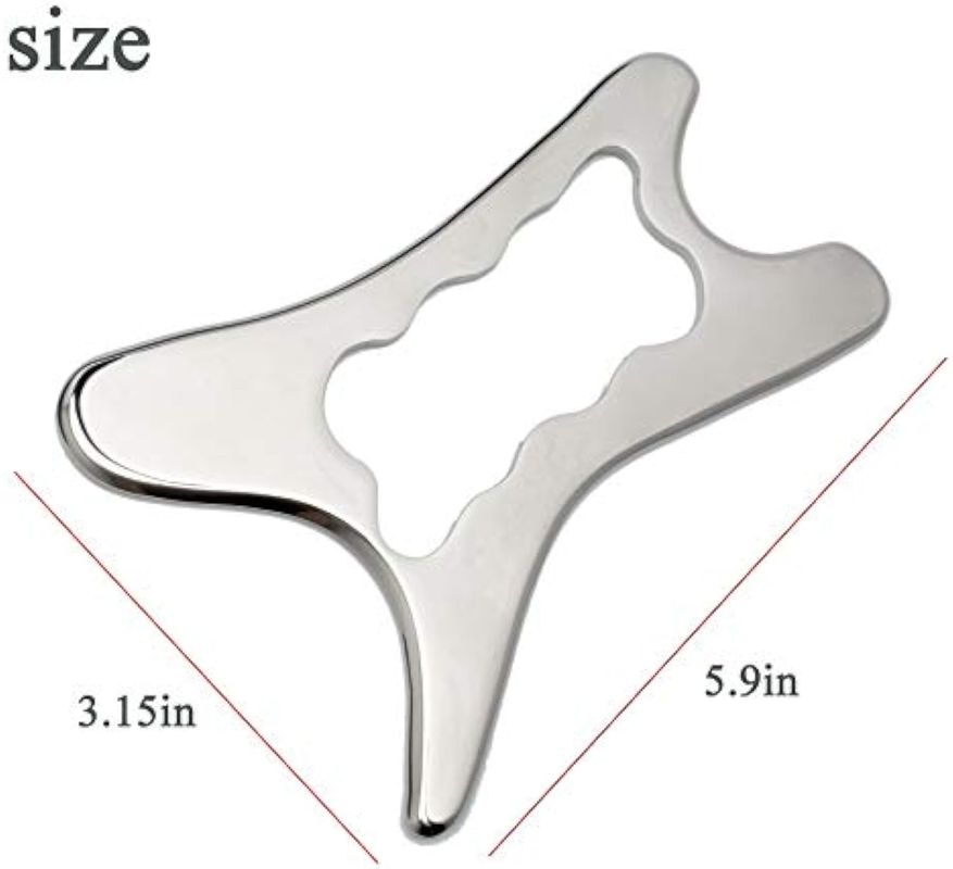 สแตนเลส Scraping Gua Sha Tools เครื่องมือนวด เครื่องมือกวาดกล้ามเนื้อ เครื่องมือนวด IASTM สําหรับผ่อนคลายเนื้อเยื่ออ่อน